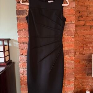 Calvin Klein Black Midi Dress